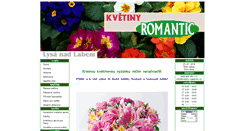 Desktop Screenshot of kvetiny-romantic.cz