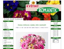 Tablet Screenshot of kvetiny-romantic.cz